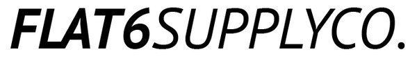 Black text 'FLAT6SUPPLYCO.' on a white background